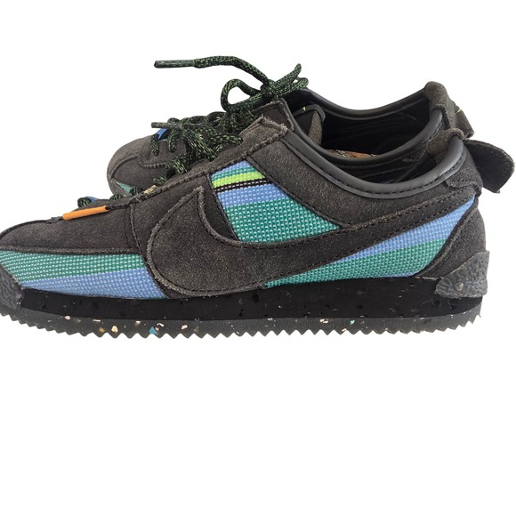 🆕️ NWOT - Nike Union LA Cortez SP Off Noir Blue Green Suede Sneakers Women's 7 - Picture 13 of 16